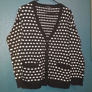 Black and white Forever 21 sweater. Size large.